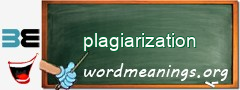 WordMeaning blackboard for plagiarization